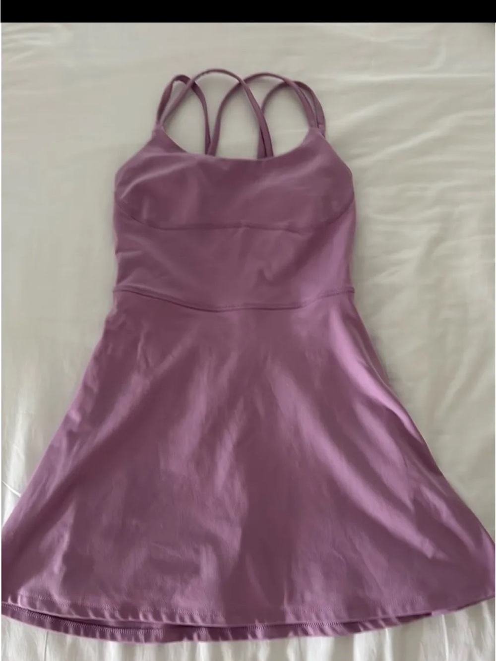 Purple athletic dress